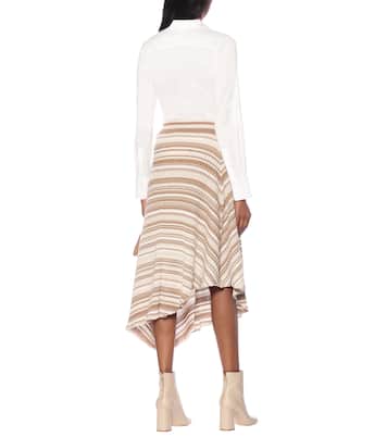 Striped wool skirt | JW Anderson