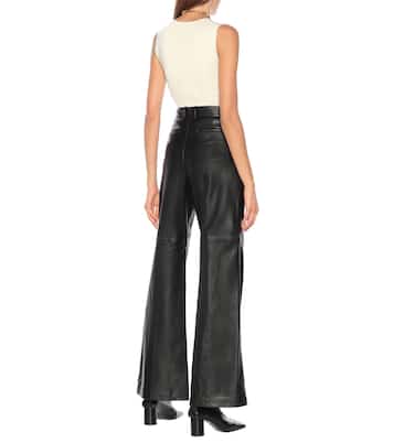 Tambo high-rise leather pants | Joseph