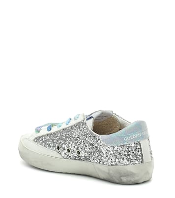 Zapatillas Superstar de piel y glitter | Golden Goose Kids