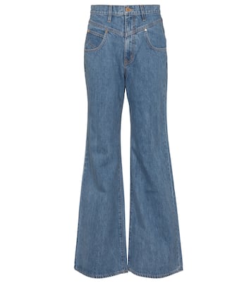 X ELLERY High-Rise Flared Jeans Highway | SLVRLAKE