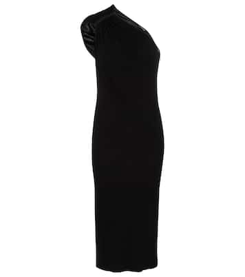 One-shoulder jersey midi dress | Tom Ford
