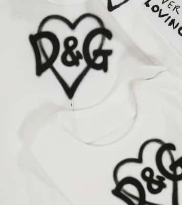 Bebé - set de body, babero y gorro estampados | Dolce&Gabbana Kids