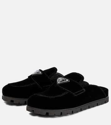 Slippers aus Samt | Prada
