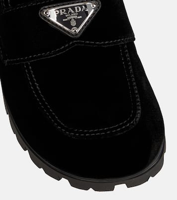 Slippers aus Samt | Prada