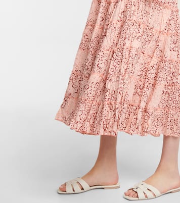 Vestido midi Soledad floral | Poupette St Barth