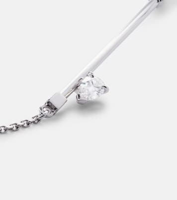Bracciale Serti Sur Vide in oro bianco 18kt con diamante | Repossi
