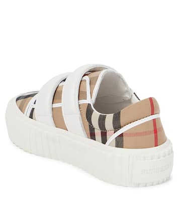 Vintage Check canvas sneakers | Burberry Kids