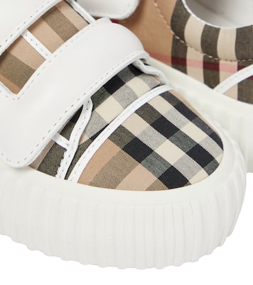 Vintage Check canvas sneakers | Burberry Kids