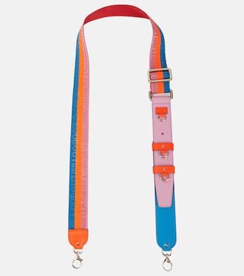 Leather-trimmed shoulder strap | Christian Louboutin