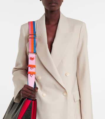 Leather-trimmed shoulder strap | Christian Louboutin