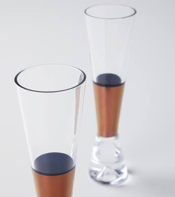 Tank set of 2 champagne flute glass | Tom Dixon