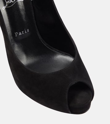 Pumps Lace Up NVP in suede | Christian Louboutin