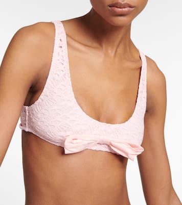 Bow-trimmed bikini top | Giambattista Valli