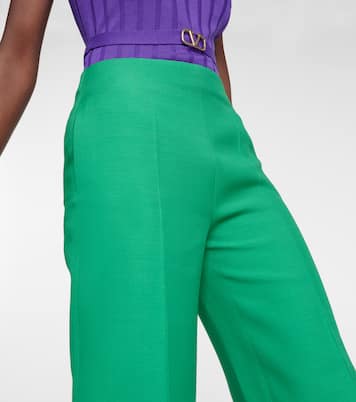 Pantalon ample à taille haute | Valentino