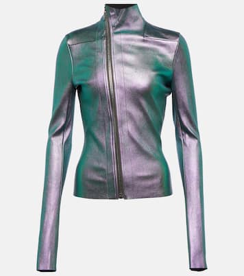 Gary leather-blend jacket | Rick Owens