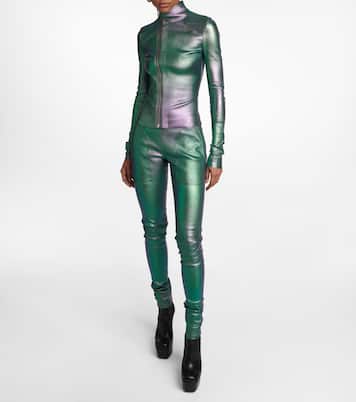 Gary leather-blend jacket | Rick Owens