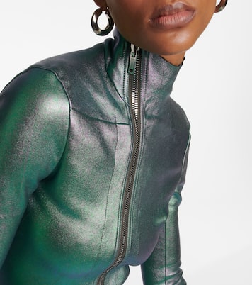 Gary leather-blend jacket | Rick Owens