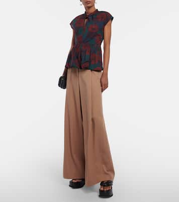 Wide-leg wool pants | Dries Van Noten