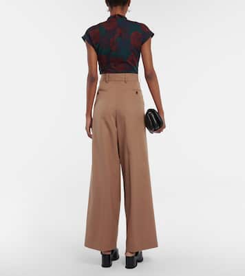 Wide-leg wool pants | Dries Van Noten