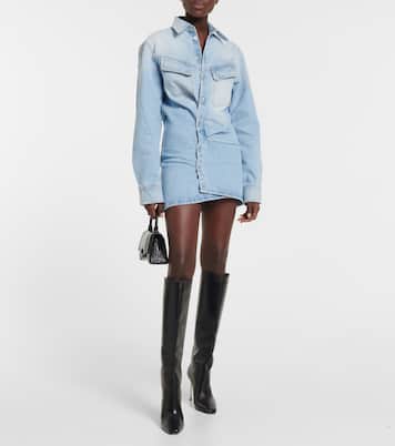Hemdblusenkleid aus Denim | Off-White