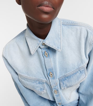 Hemdblusenkleid aus Denim | Off-White
