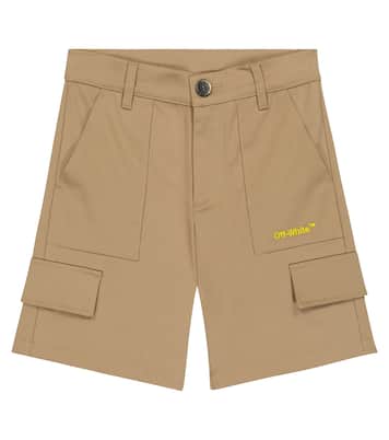 Short cargo Helvetica en coton | Off-White Kids