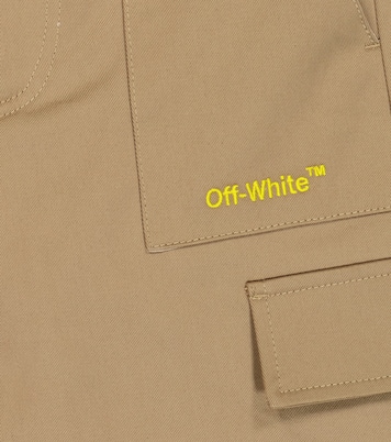Short cargo Helvetica en coton | Off-White Kids