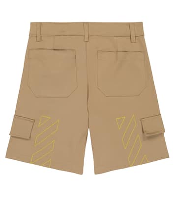 Short cargo Helvetica en coton | Off-White Kids
