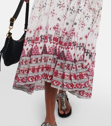 Bedrucktes Midikleid Fratela aus Baumwolle | Marant Etoile