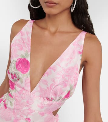 Till cutout floral minidress | LoveShackFancy