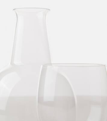 Glass carafe and glass set by Aldo Bakker | Karakter