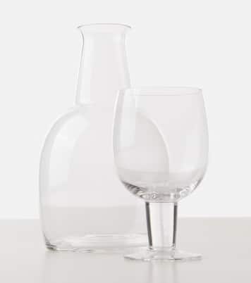 Glass carafe and glass set by Aldo Bakker | Karakter