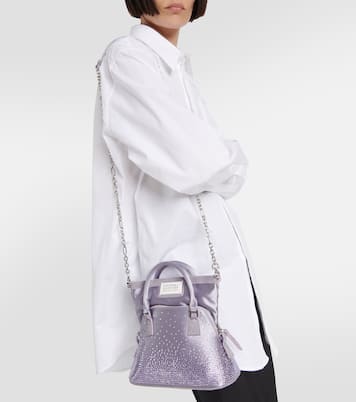 Bolso al hombro 5AC Classique Micro de satén | Maison Margiela