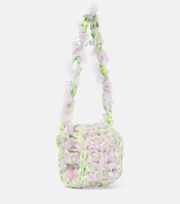 Borsa a spalla Mini in tulle crochet | Susan Fang