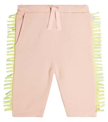 Bebé - pantalones de algodón con flecos | Stella McCartney Kids
