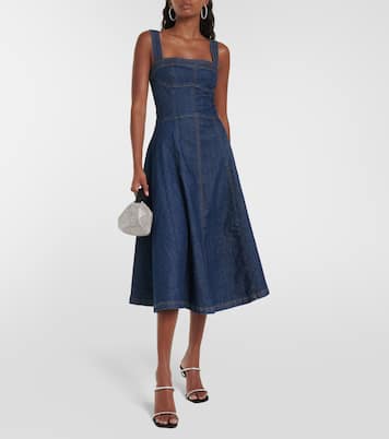 Midikleid Cici aus Denim | Simkhai