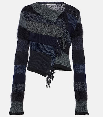 Jersey de algodón con flecos | Acne Studios