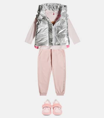 Printed cotton jersey top | Monnalisa