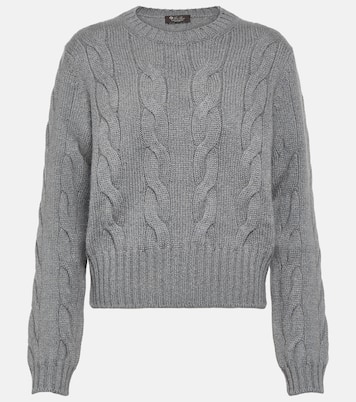 Cable-knit cashmere sweater | Loro Piana