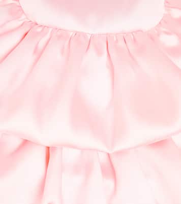 Tiered satin dress | Caroline Bosmans