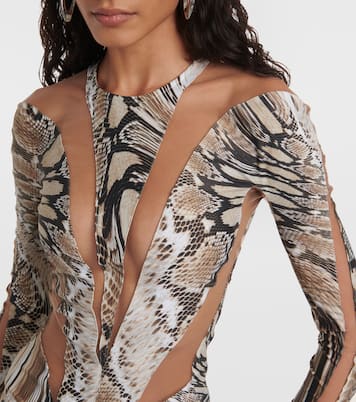 Robe imprimée | Mugler