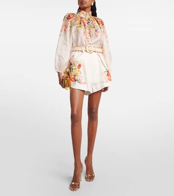 Blouse Andie Billow en ramie | Zimmermann