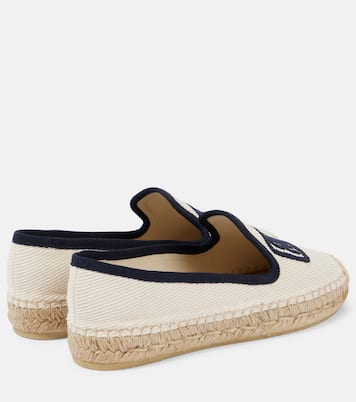 Espadrillas in drill con logo | Miu Miu