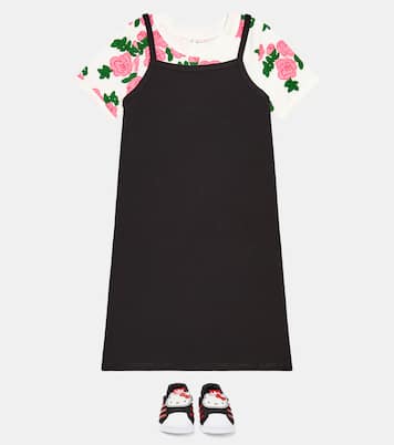 Set Roses aus T-Shirt und Kleid aus Jersey | Mini Rodini