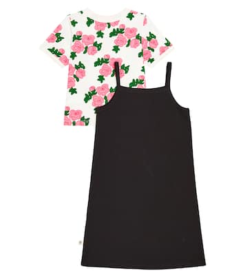 Set Roses aus T-Shirt und Kleid aus Jersey | Mini Rodini