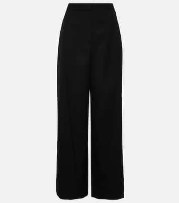 Pantaloni a gamba larga Roysin in lana | The Row