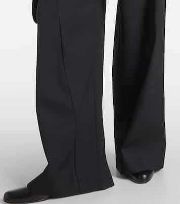 Pantaloni a gamba larga Roysin in lana | The Row