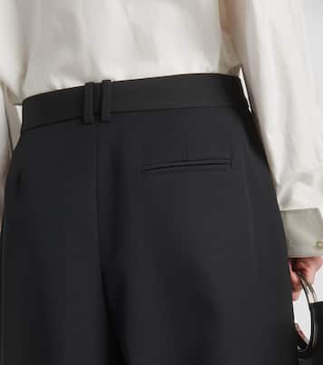 Pantaloni a gamba larga Roysin in lana | The Row