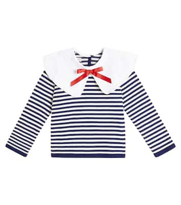 Pull Morissa rayé en coton | La Coqueta