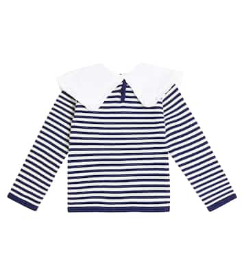 Pull Morissa rayé en coton | La Coqueta